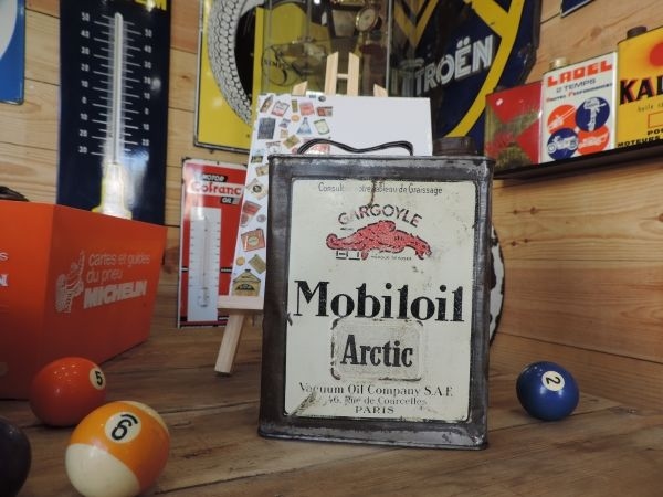 Bidon d'huile Mobiloil
