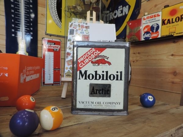 Bidon d'huile Mobiloil