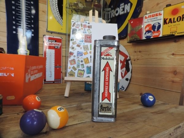 Bidon d'huile Mobiloil