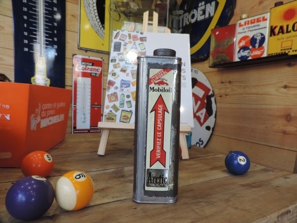 Bidon d'huile Mobiloil