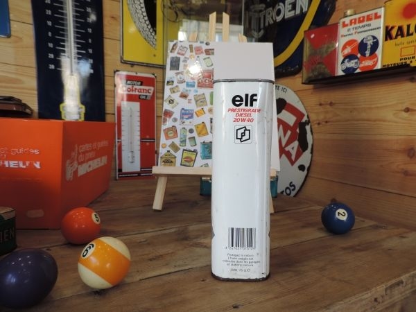 Bidon d'huile Elf