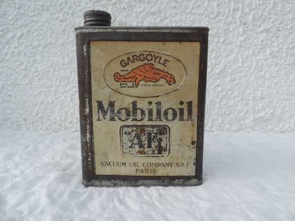 Bidon MOBILOIL Gargoyle