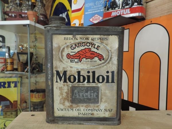 Bidon d'huile Mobiloil