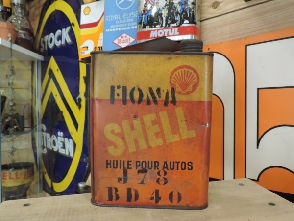 Bidon d'huile SHELL