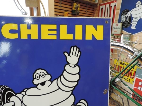 Plaque émaillée Michelin