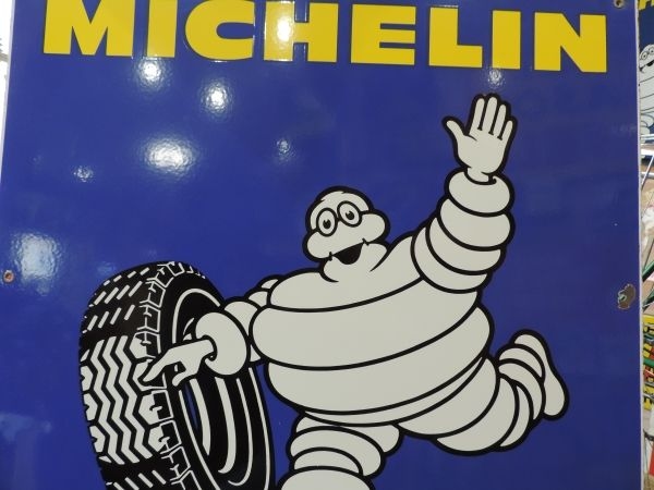 Plaque émaillée Michelin