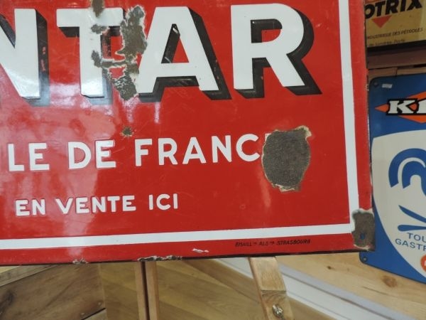 Plaque émaillée ANTAR