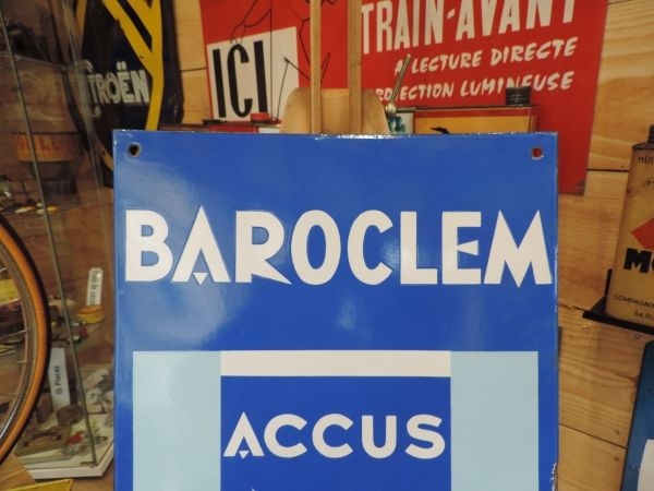 Plaque émaillée BAROCLEM
