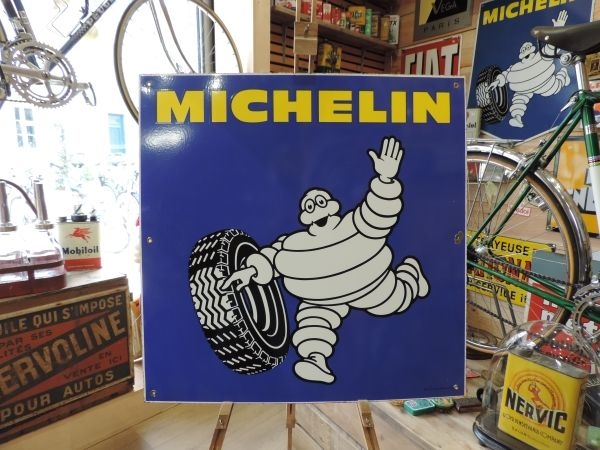 Plaque émaillée Michelin