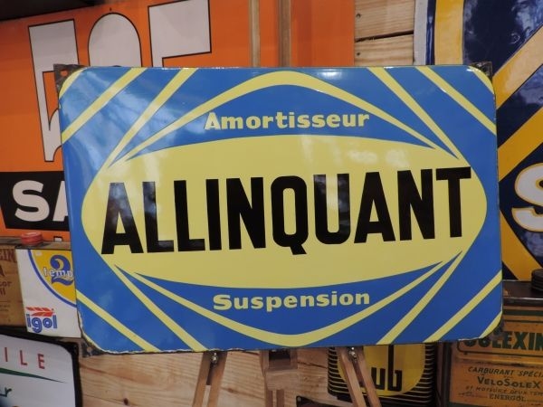 Plaque émaillée Allinquant