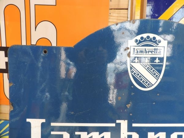 Plaque émaillée Lambretta