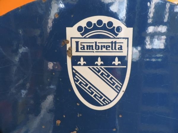Plaque émaillée Lambretta