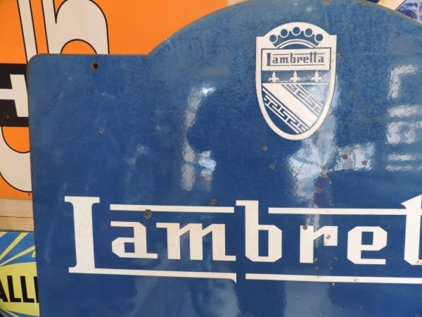 Plaque émaillée Lambretta