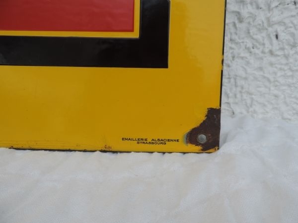 Plaque émaillée SHELL