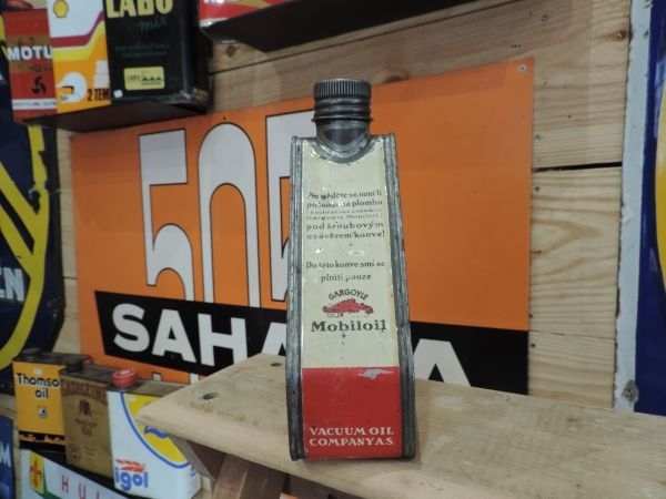 Bidon d'huile Mobiloil