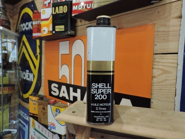 Bidon d'huile Shell