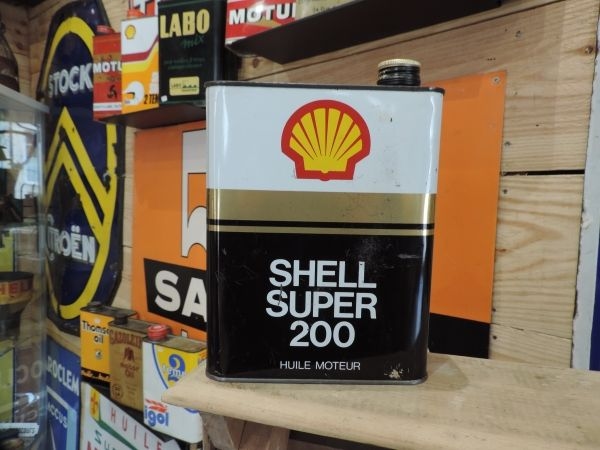 Bidon d'huile Shell