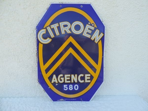 Plaque émaillée CITROEN