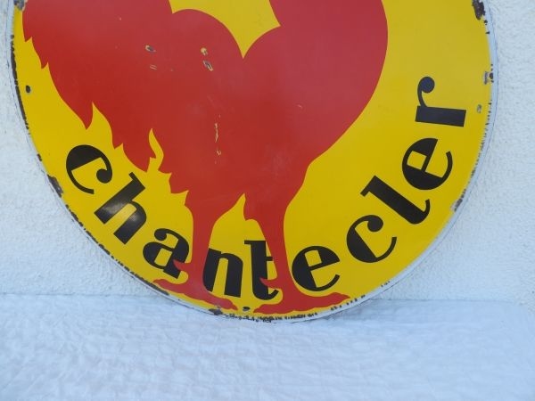 Plaque émaillée CHANTECLERC