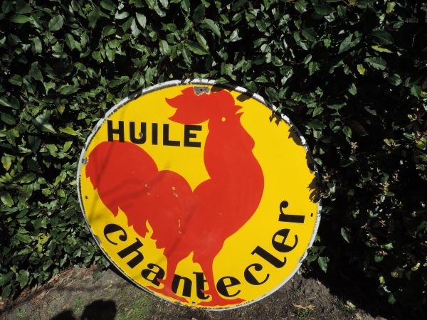 Plaque émaillée CHANTECLERC