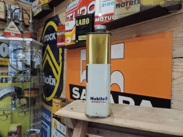 Bidon d'huile Mobiloil