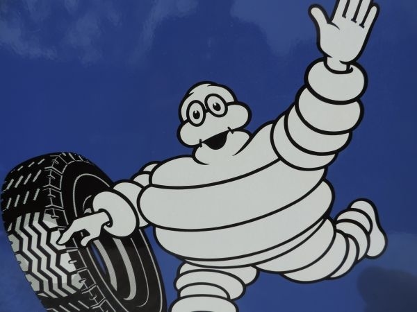 Plaque émaillée MICHELIN