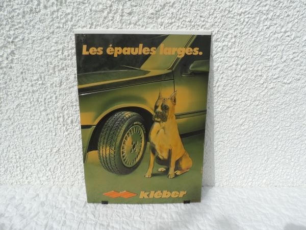 Plaque publicitaire KLEBER