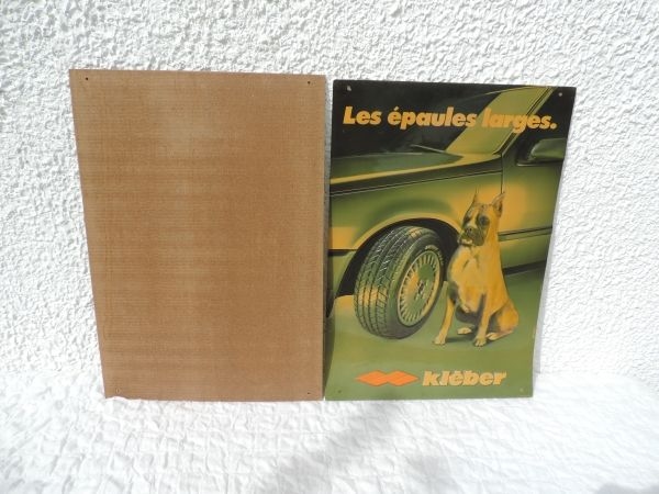 Plaque publicitaire KLEBER