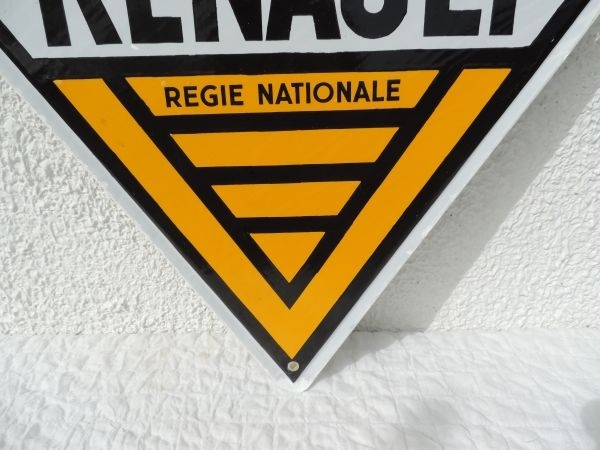 Plaque émaillée RENAULT