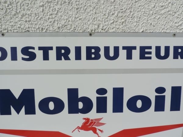 Plaque émaillée MOBILOIL