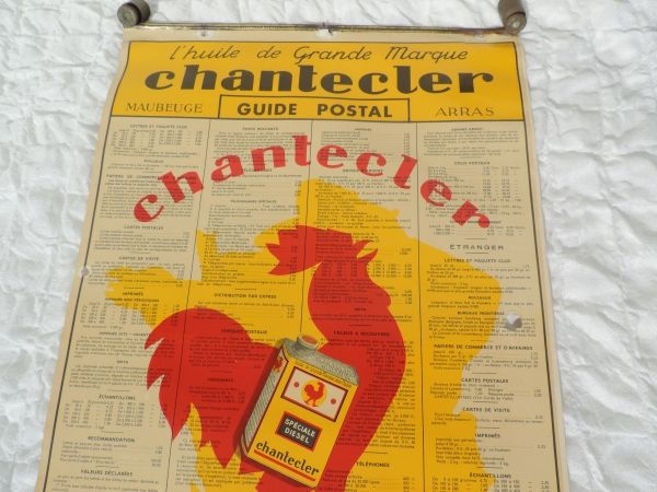 Affiche Huile CHANTECLERC