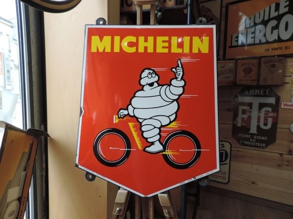 Plaque émaillée Michelin