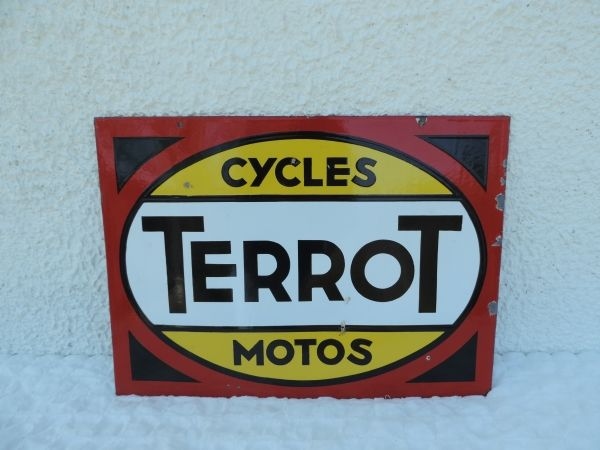 Plaque émaillée TERROT