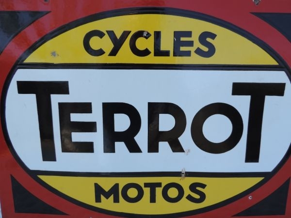 Plaque émaillée TERROT
