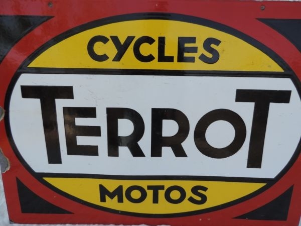 Plaque émaillée TERROT