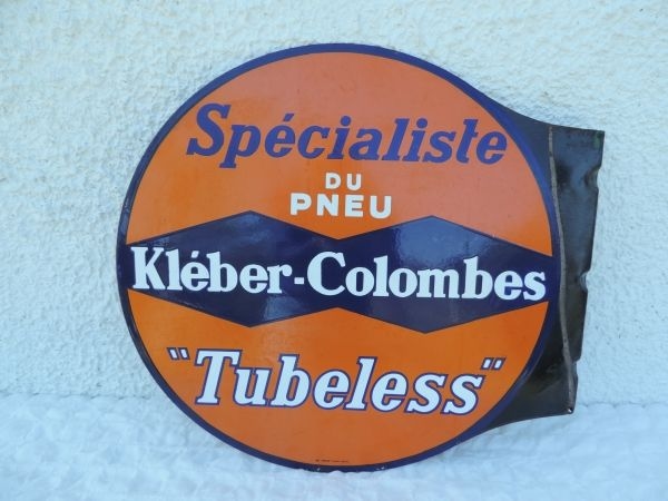 Plaque émaillée KLEBER-COLOMBES