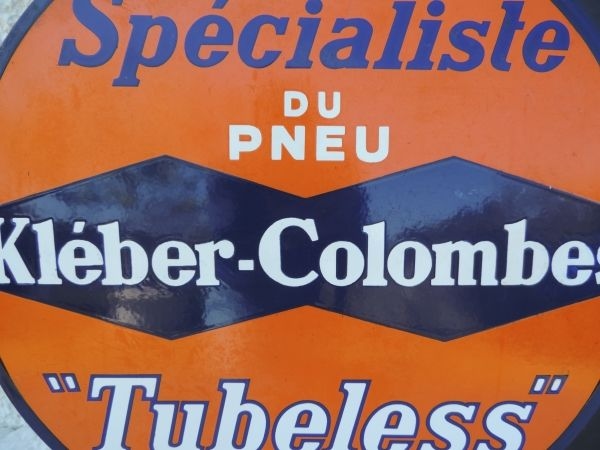 Plaque émaillée KLEBER-COLOMBES