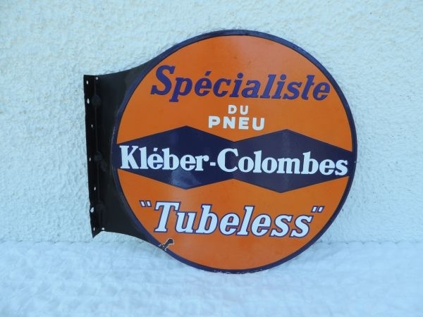 Plaque émaillée KLEBER-COLOMBES