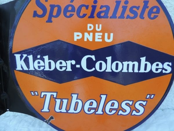 Plaque émaillée KLEBER-COLOMBES