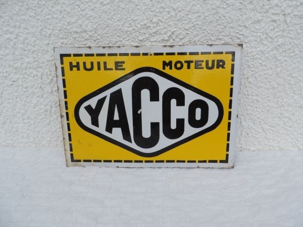 PLaque émaillée YACCO