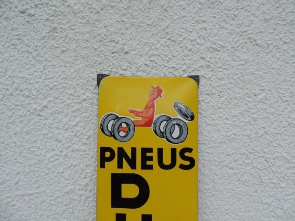 Plaque émaillée DUNLOP