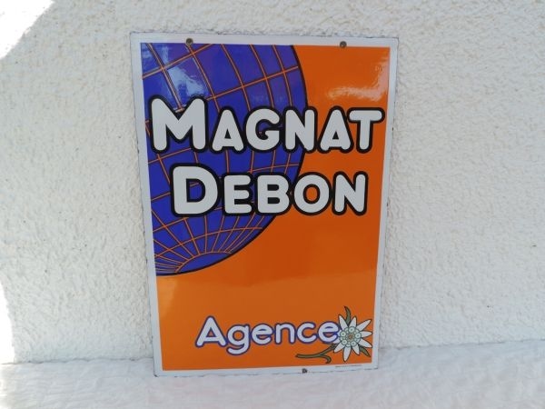 Plaque émaillée MAGNAT DEBON