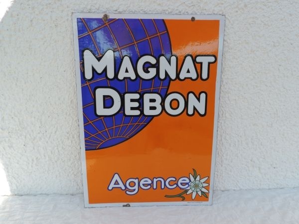 Plaque émaillée MAGNAT DEBON