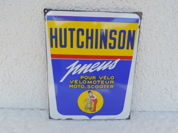 Plaque émaillée HUTCHINSON