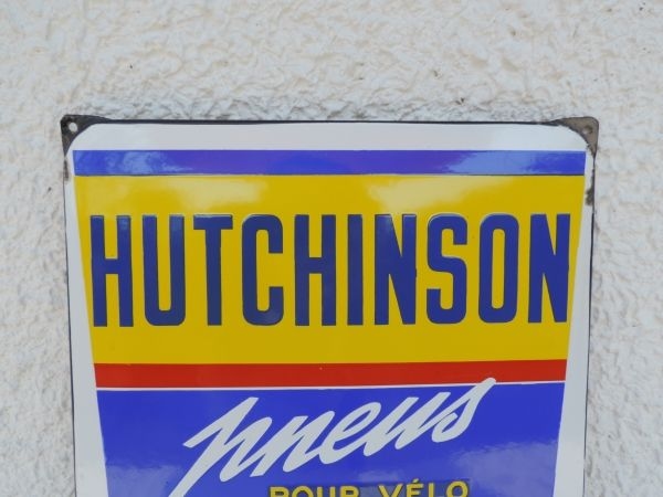 Plaque émaillée HUTCHINSON