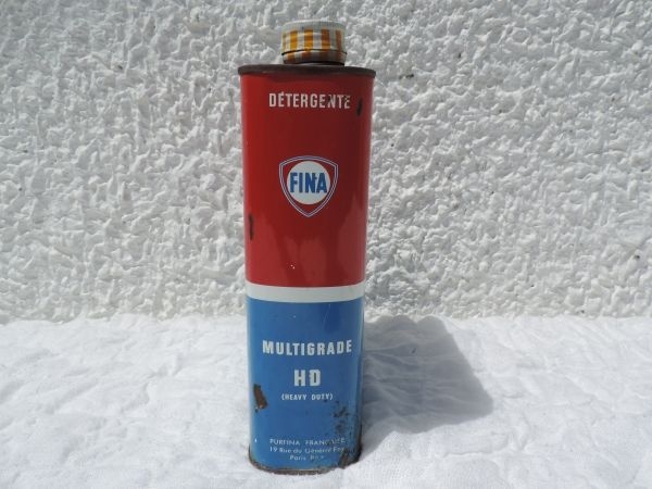 Bidon d'huile FINA