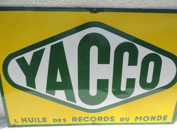 Plaque émaillée YACCO
