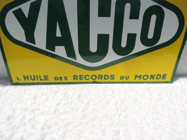 Plaque émaillée YACCO