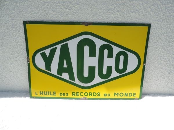Plaque émaillée YACCO