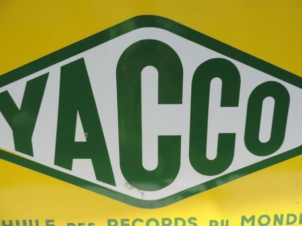 Plaque émaillée YACCO